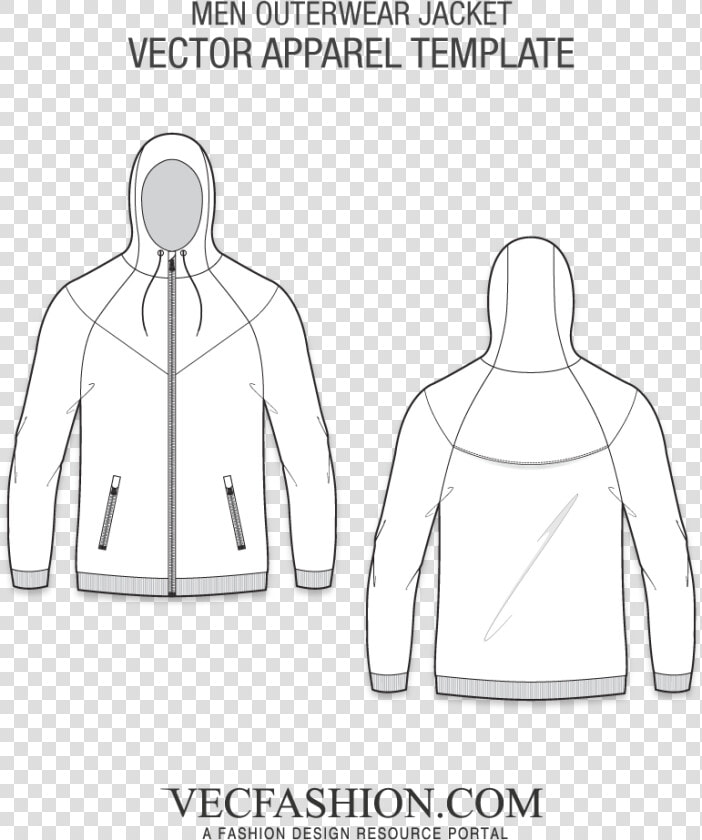 Transparent Jacket Template Png   Fall Jacket Template  Png DownloadTransparent PNG