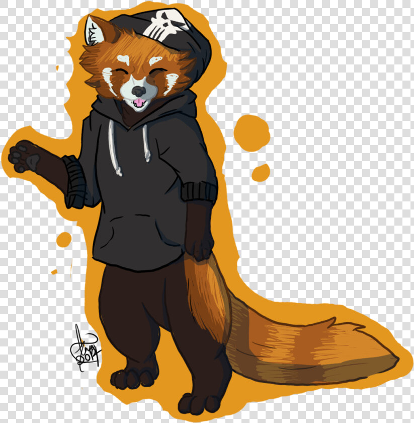 Drawn Red Panda Minecraft   Human Red Panda Anime  HD Png DownloadTransparent PNG