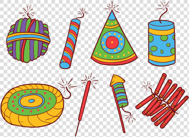 Diwali Fire Crackers Iconos Vectoriales   Diwali Crackers Images For Drawing  HD Png DownloadTransparent PNG