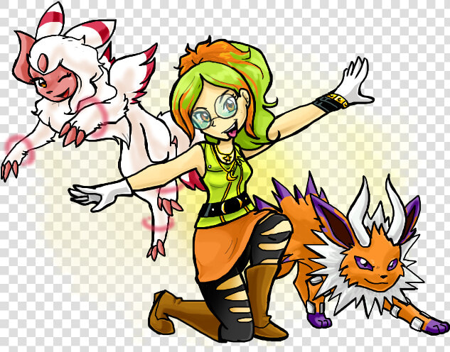 Pokemon Trainer Carrot Wants To Battle   Cartoon  HD Png DownloadTransparent PNG