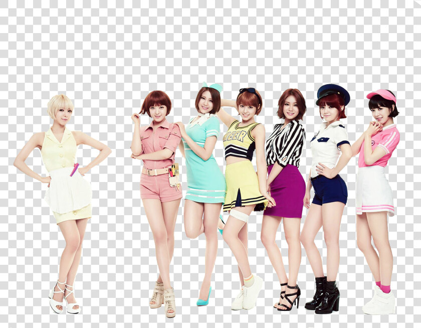 Aoa Girl Group Png Clipart   Aoa Short Hair Album  Transparent PngTransparent PNG