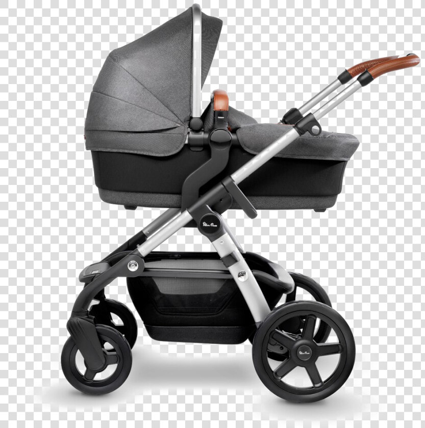 Pram Baby Stroller Transparent Images   Silver Cross Wave Pram  HD Png DownloadTransparent PNG