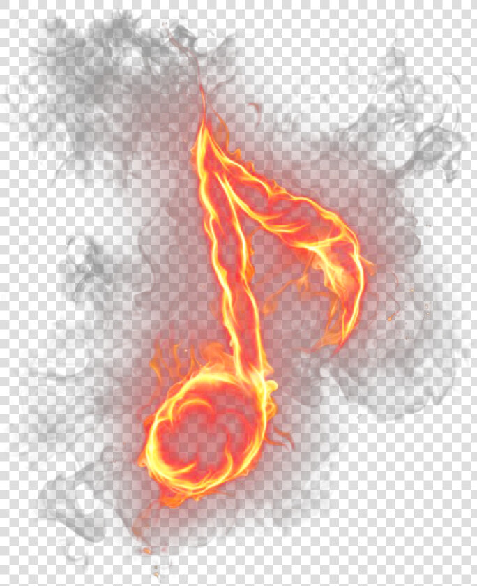  ftestickers  music  musicnote  fire  flames   Music Fire Png Transparent  Png DownloadTransparent PNG