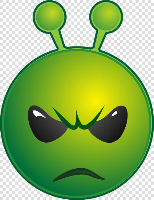 Alien  Unhappy  Emoticon  Green  Smiley  Angry  Furious   Sorry For Time Waste  HD Png DownloadTransparent PNG