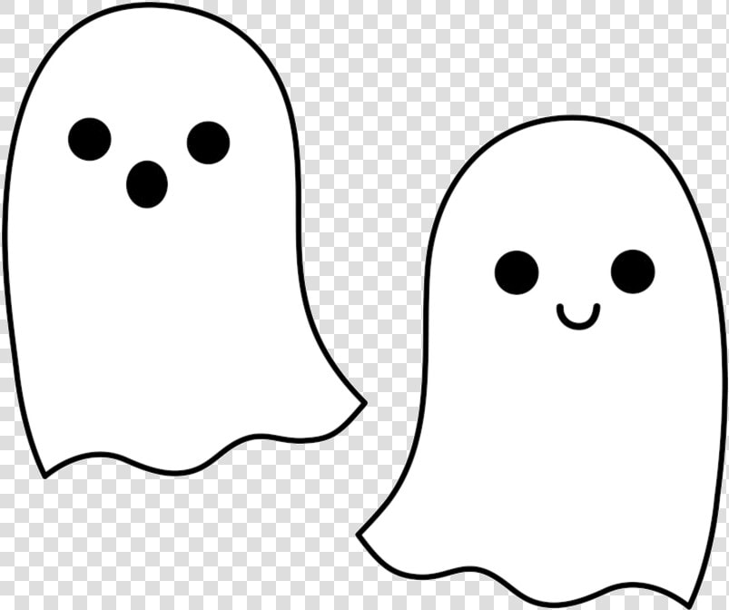 Ghost Cartoon Cute Clipart Free Images Transparent   Cute Ghost Coloring Pages  HD Png DownloadTransparent PNG