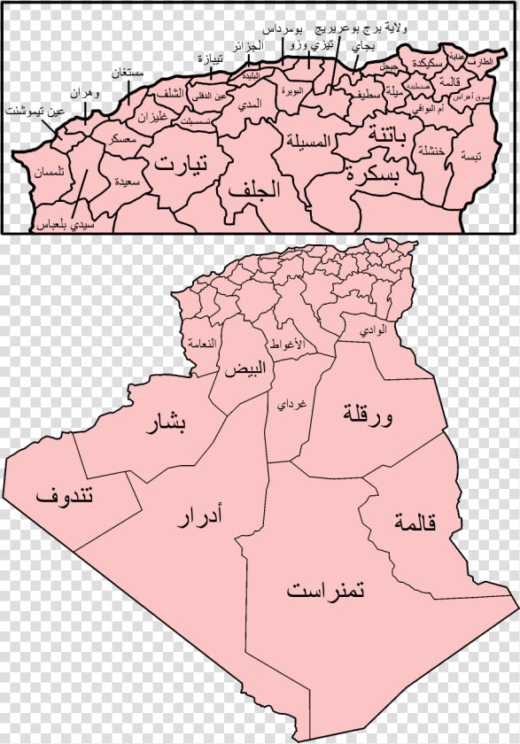 Algeria Provinces Arabic   Algeria Provinces  HD Png DownloadTransparent PNG