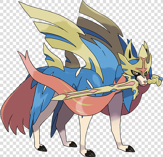 Pokemon Sword And Shield Zacian  HD Png DownloadTransparent PNG