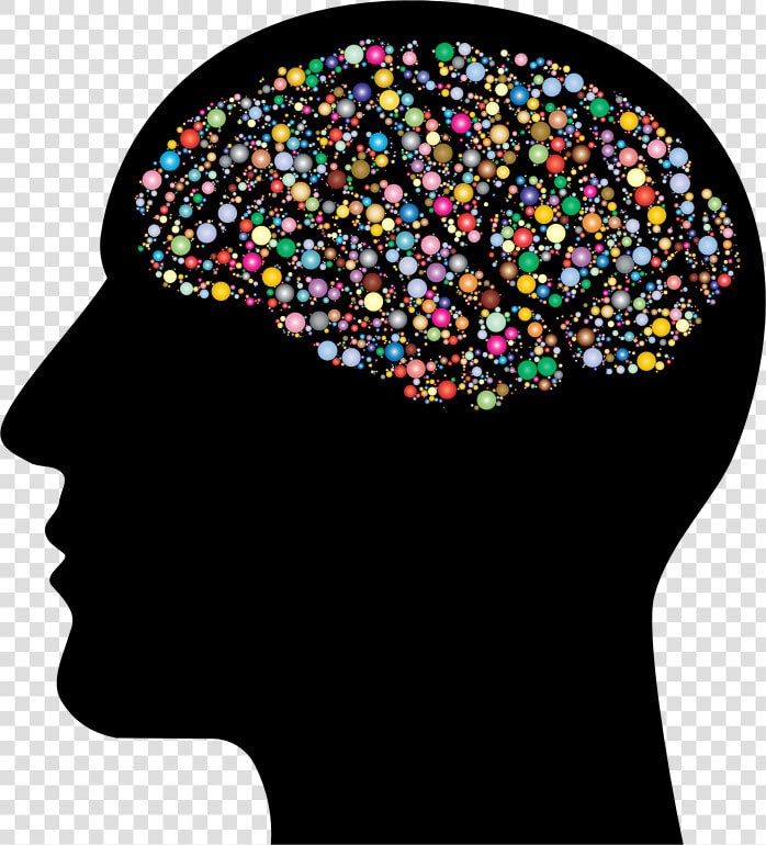 Prismatic Circles Brain Man   Clipart Human Brain  HD Png DownloadTransparent PNG