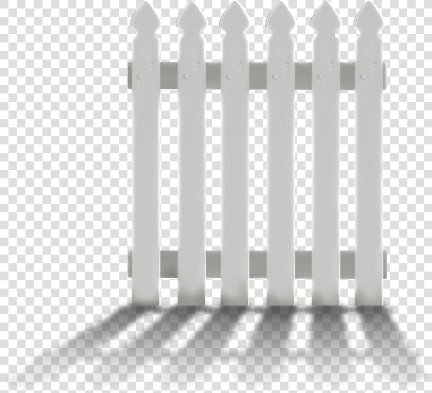 Fence With Shadow Png Clipart   White Fence Png Transparent  Png DownloadTransparent PNG