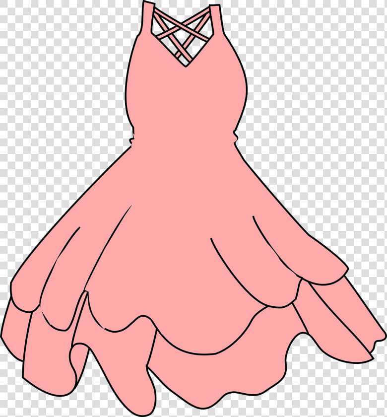 Prom Dress  Dress  Prom  Skirt  Pink  Clothing  Clothes   Pink Dress Clip Art  HD Png DownloadTransparent PNG