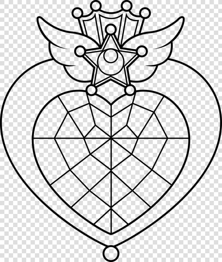 Holy Grail Line Art   Sailor Chibi Moon Compact  HD Png DownloadTransparent PNG