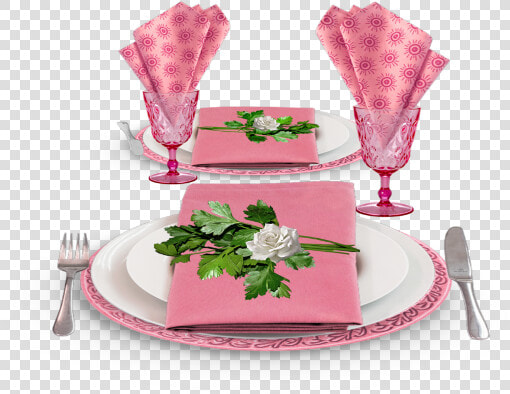  plate  plates  tableware  flatware  tablesetting  pink   Cake Decorating  HD Png DownloadTransparent PNG