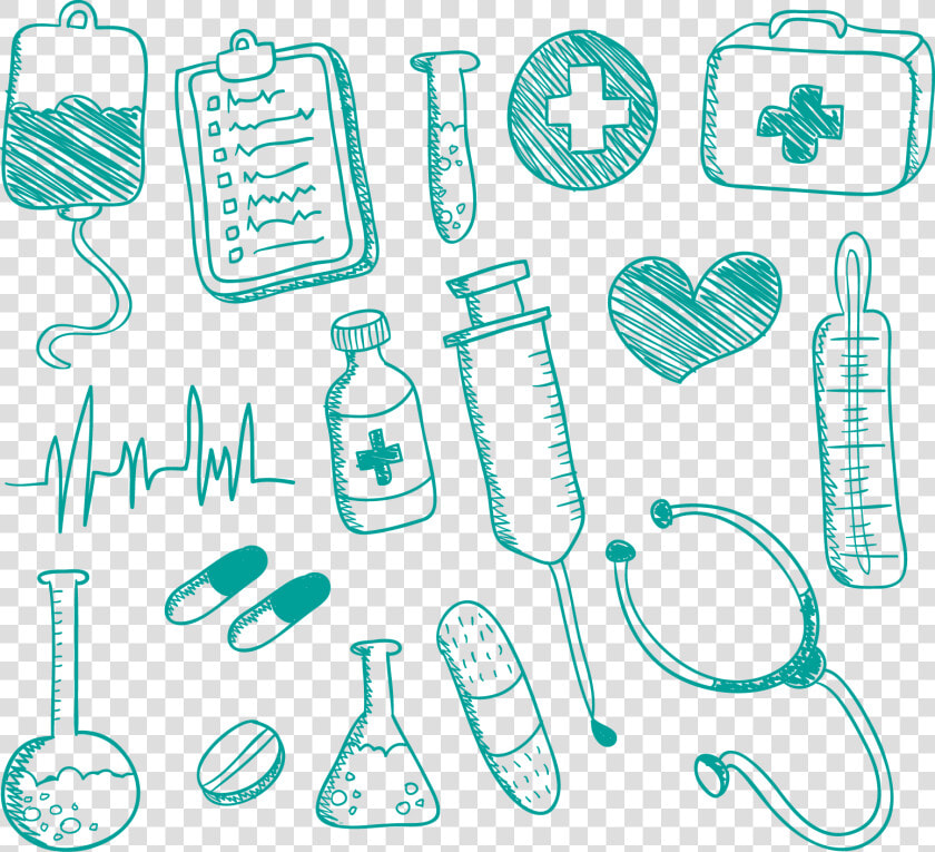 Medicine Nursing Drawing Doodle   Doodle Medicine  HD Png DownloadTransparent PNG