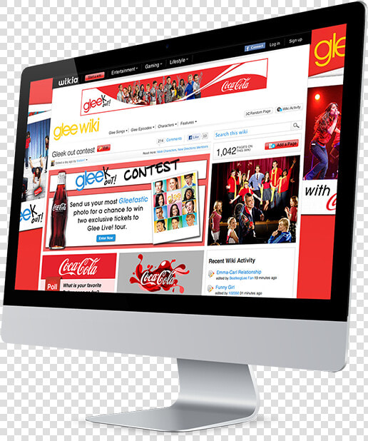 Glee 1   Computer Monitor  HD Png DownloadTransparent PNG