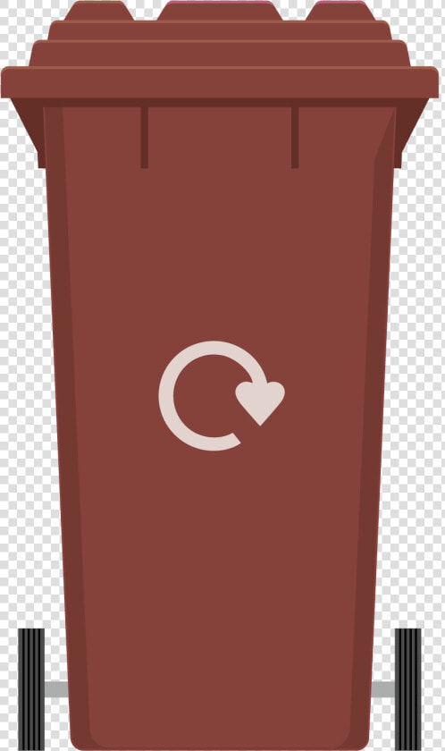 Brown Lidded Bin  HD Png DownloadTransparent PNG