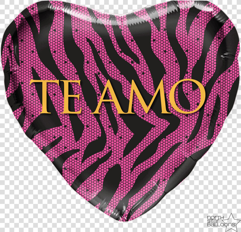 Te Amo Pink Zebra 18 In    Png Download   Illustration  Transparent PngTransparent PNG