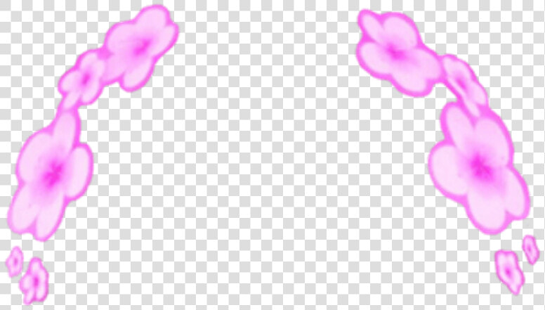 Snapchat Filters Clipart Purple Flower   Snapchat Filter Transparent Background  HD Png DownloadTransparent PNG