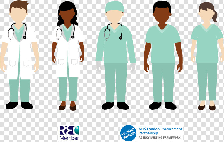 Nursing Clipart Healthcare Team   Cartoon Healthcare Team  HD Png DownloadTransparent PNG