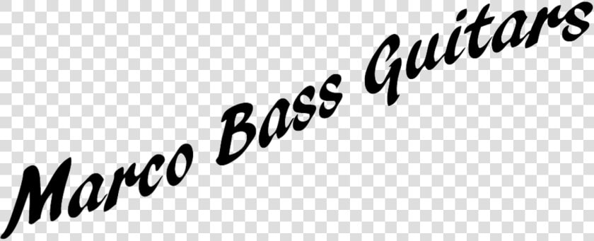 Marco Bass Guitars   Calligraphy  HD Png DownloadTransparent PNG