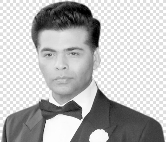 Karan Johar Black And White  HD Png DownloadTransparent PNG