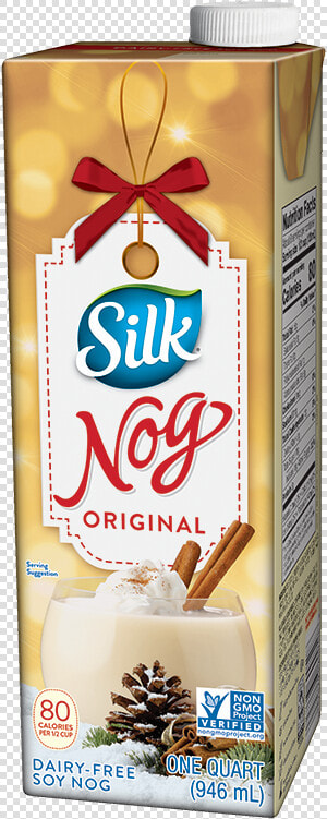 Silk® Soy Dairy free Nog   Silk Nog  HD Png DownloadTransparent PNG