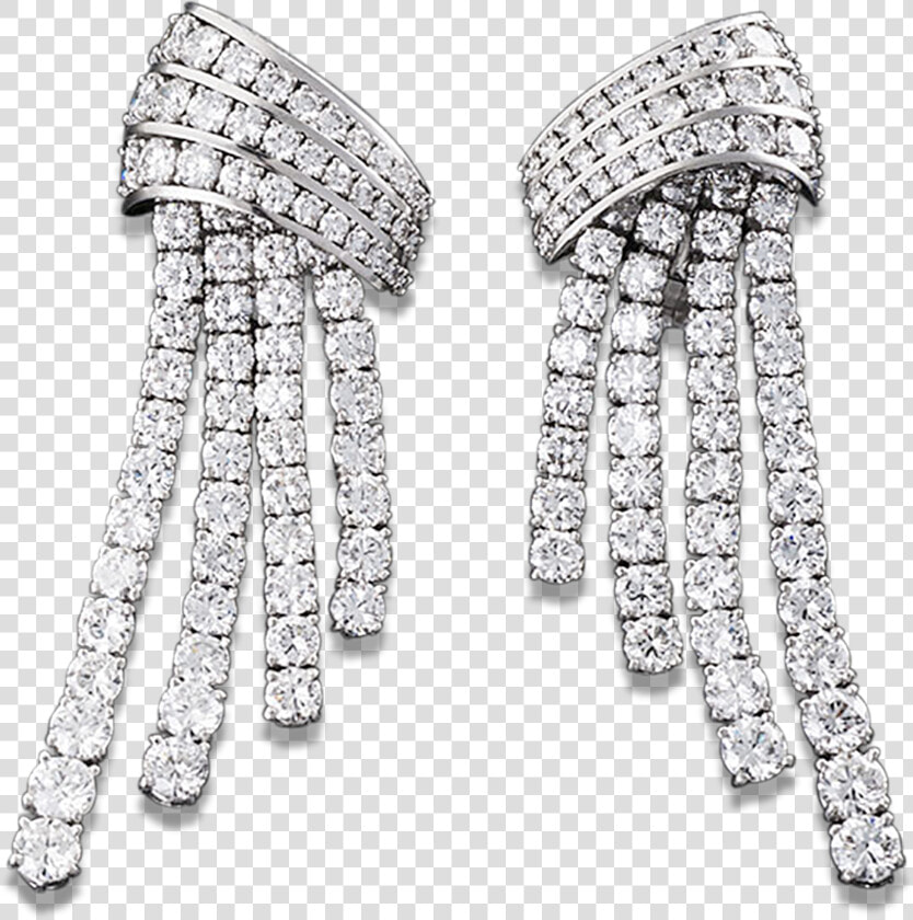 Diamond Dangle Earrings   HD Png DownloadTransparent PNG