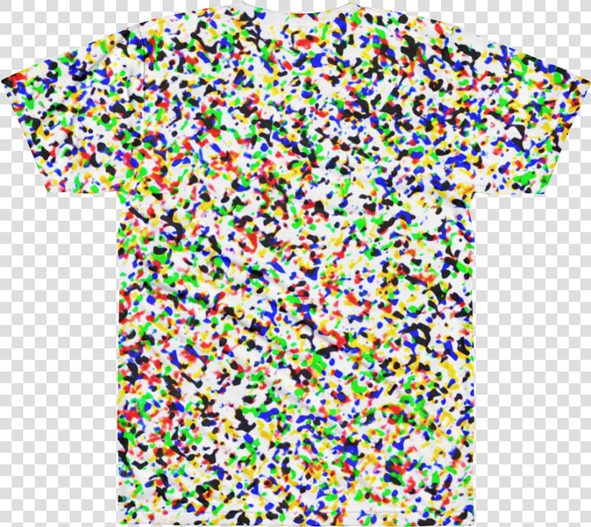 Paint Drip All Over Printed T Shirt  HD Png DownloadTransparent PNG