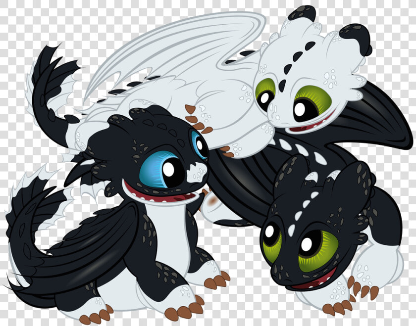 Light Fury Baby Dragons  HD Png DownloadTransparent PNG