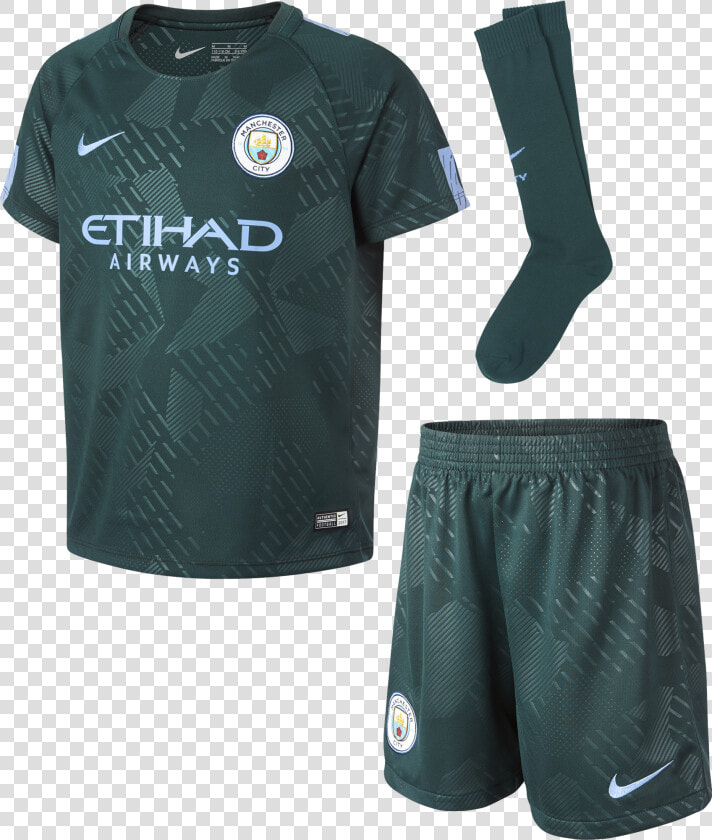 Manchester City Kids Third Mini Kit 17 18   Manchester City 2018 Kit  HD Png DownloadTransparent PNG