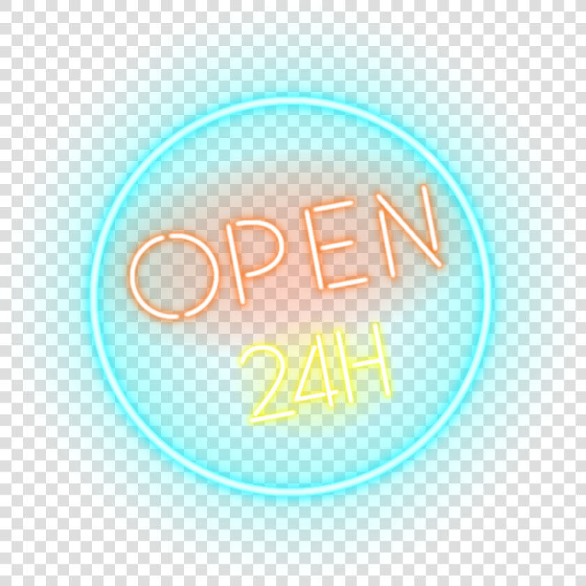 Open Bar Logo Neon Png   24 Hours Neon Png  Transparent PngTransparent PNG