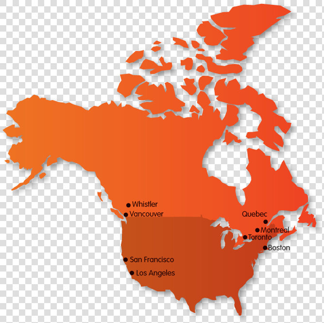 Summer And Winter Camps In Canada  Usa And Spain   Canada And Uk Map  HD Png DownloadTransparent PNG