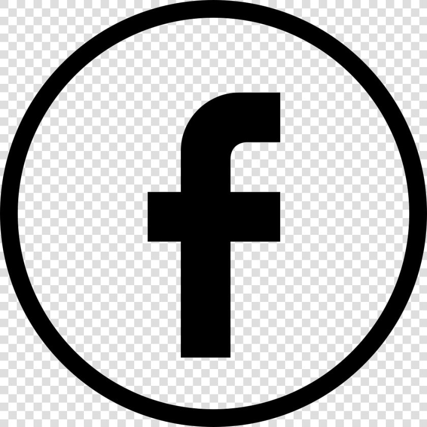 Facebook In Circle   Circle White Facebook Icon Png  Transparent PngTransparent PNG