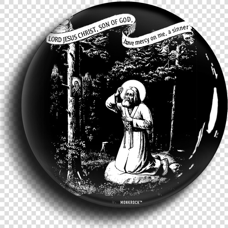 St Seraphim Of Sarov Jesus Prayer Button Class   Illustration  HD Png DownloadTransparent PNG