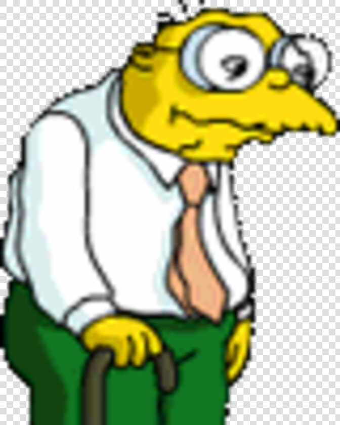 Tapped Out Wiki   Old Guy From Simpsons  HD Png DownloadTransparent PNG