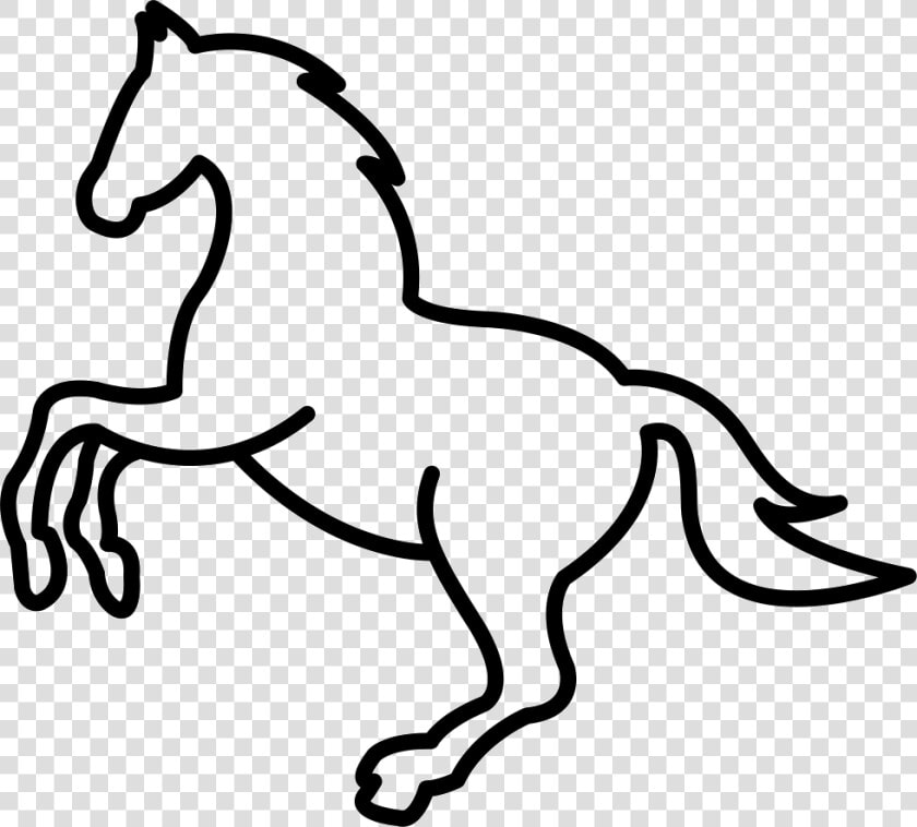 Jumping Tennessee Walking Horse Arabian Horse Equestrian   Jumping Horse Outline  HD Png DownloadTransparent PNG