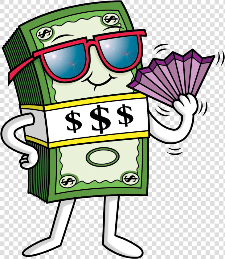 Clip Art Dollar Illustration Cartoon Glasses   Transparent Background Dollar Cartoon  HD Png DownloadTransparent PNG