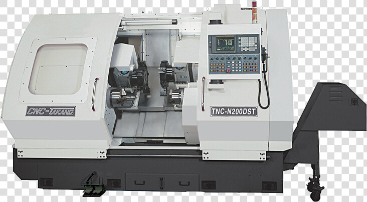 Tnc N200dst dst B Twin Spindle Twin Turret Cnc Lathes   Cnc Double Spindle Lathe Machines  HD Png DownloadTransparent PNG