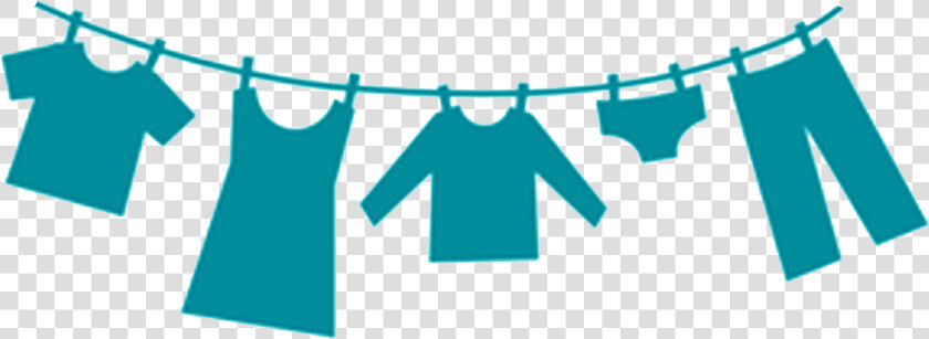 Clothes Line Laundry Room Silhouette   Clothes On Washing Line Silhouette  HD Png DownloadTransparent PNG