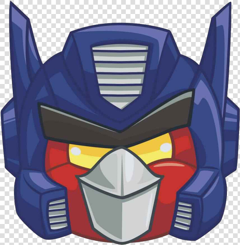 Transparent Transformer Clipart Black And White   Angry Birds Transformers Optimus Prime Head  HD Png DownloadTransparent PNG