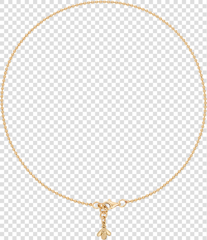 Smooth Ball Chain Choker   Versace Gold Round Chain Pendant Necklace  HD Png DownloadTransparent PNG