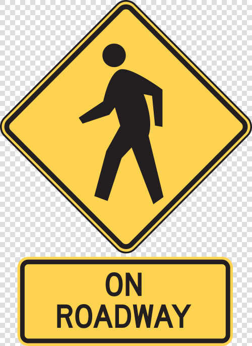 Pedestrian Crossing Sign Mutcd  HD Png DownloadTransparent PNG