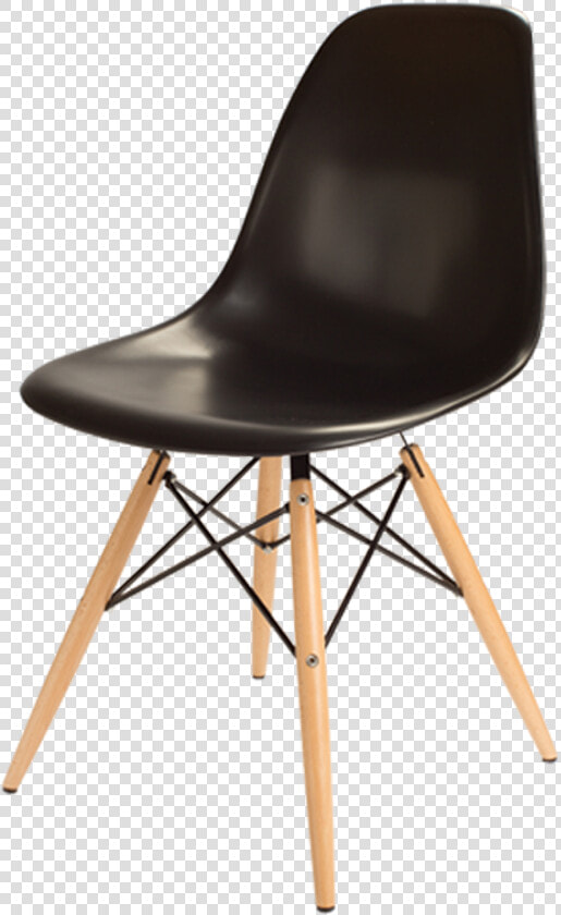 Eames Fiberglass Chair Black  HD Png DownloadTransparent PNG