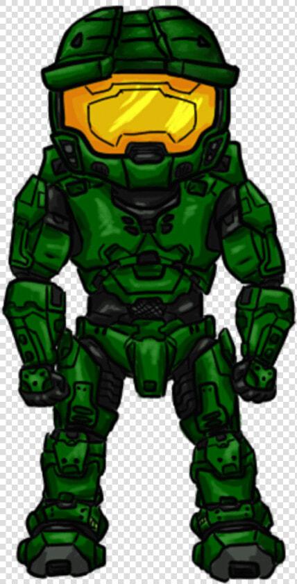 Chibi Halo Master Chief   Master Chief Cartoon Halo  HD Png DownloadTransparent PNG