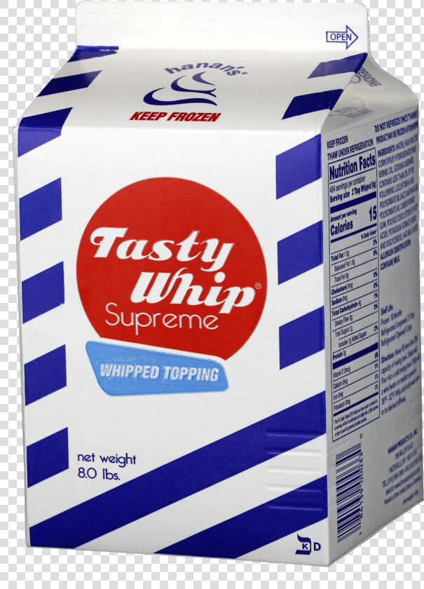 Tasty Whip Supreme Carton Png  Transparent PngTransparent PNG