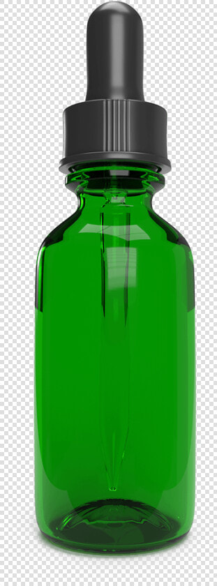 2 Oz Green Glass Dropper Bottle   Glass Bottle  HD Png DownloadTransparent PNG