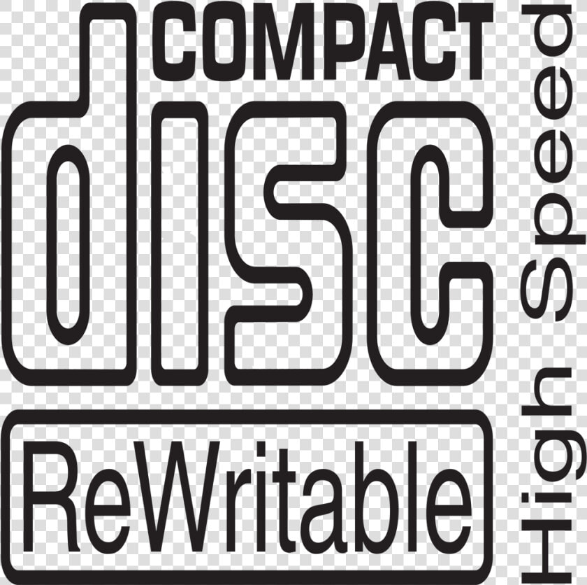 Cd rw High Speed Logo   Compact Disc Rewritable Logo  HD Png DownloadTransparent PNG