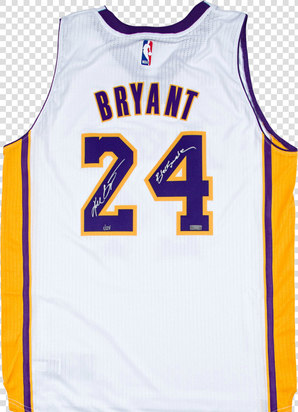 Nba Los Angeles Kobe Bryant Swingman Jersey White  HD Png DownloadTransparent PNG