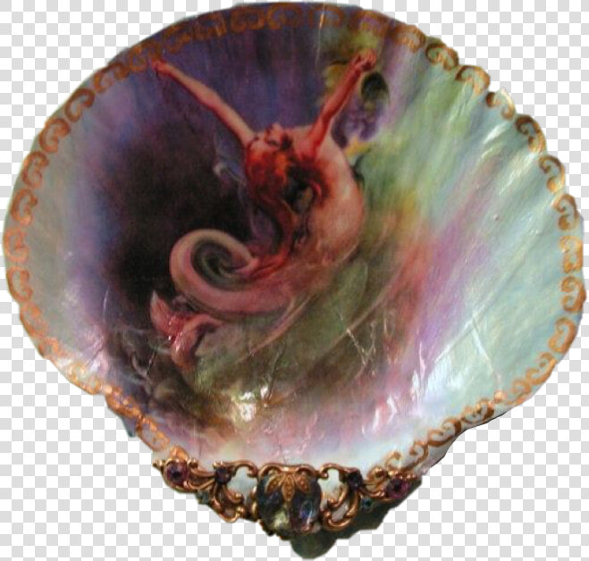  shell  clam  aesthetic  art  sea  ocean  vintage  freetoedit   Cruises  Mermaids Magazine  Uk  1930  HD Png DownloadTransparent PNG