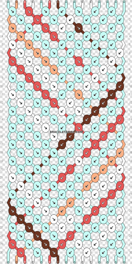 Normal Pattern   Diamonds Friendship Bracelet Pattern  HD Png DownloadTransparent PNG