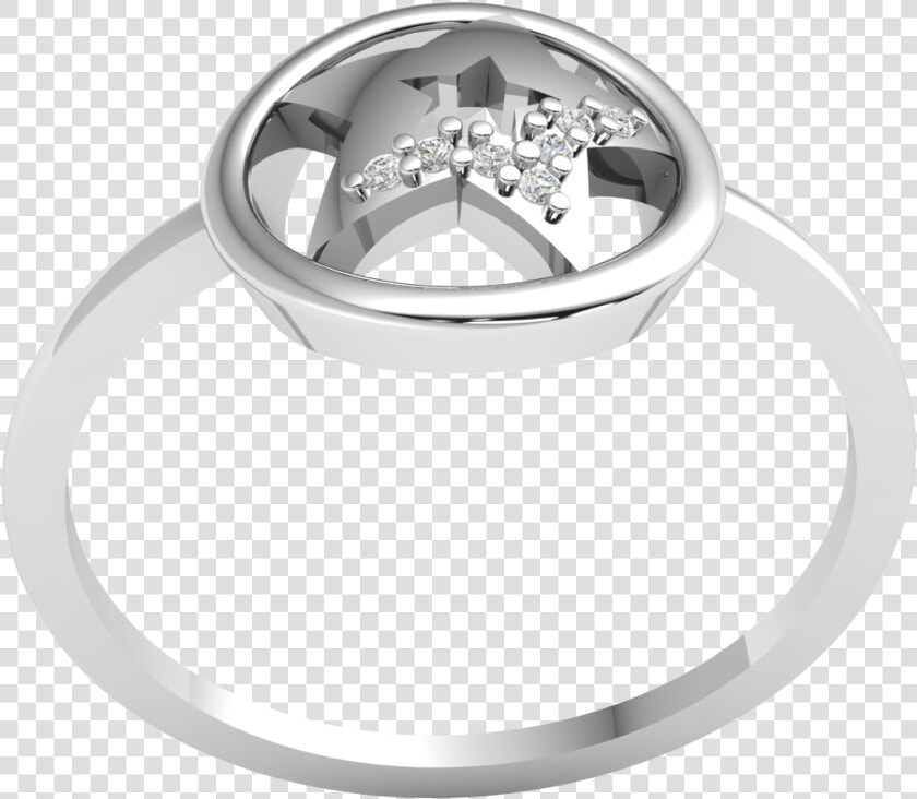 18k Gold Engagement Ring For Women 0 02ct Round Genuine   Pre engagement Ring  HD Png DownloadTransparent PNG